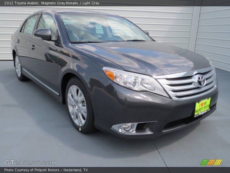 Magnetic Gray Metallic / Light Gray 2012 Toyota Avalon