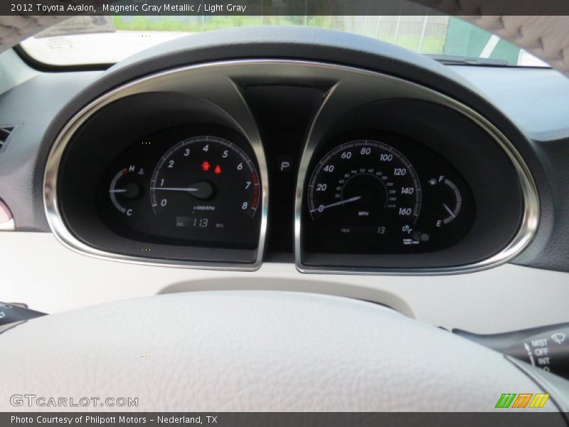 Magnetic Gray Metallic / Light Gray 2012 Toyota Avalon