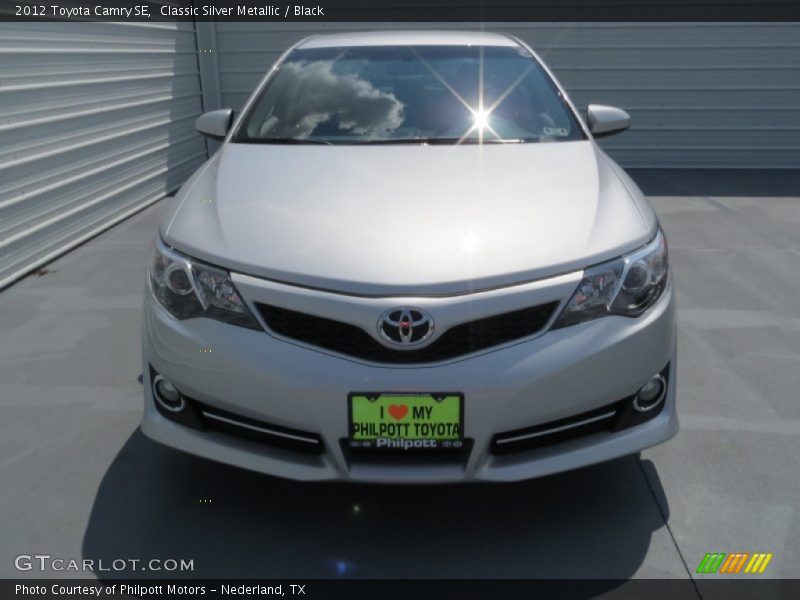 Classic Silver Metallic / Black 2012 Toyota Camry SE