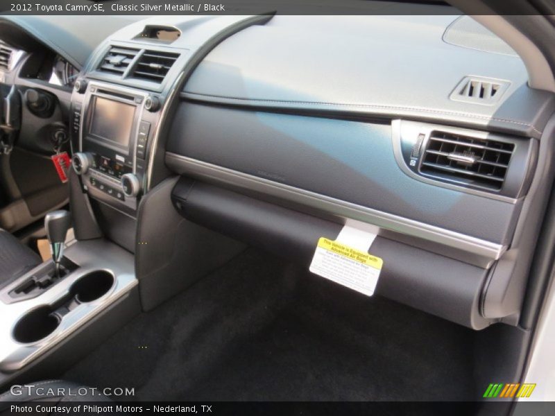Classic Silver Metallic / Black 2012 Toyota Camry SE