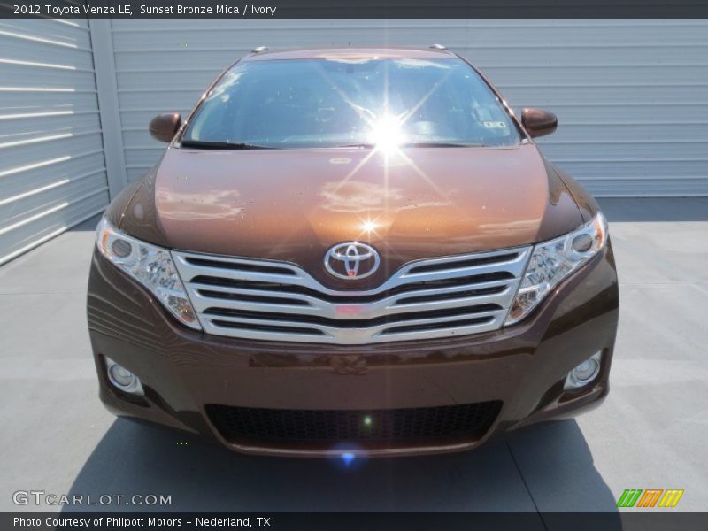 Sunset Bronze Mica / Ivory 2012 Toyota Venza LE