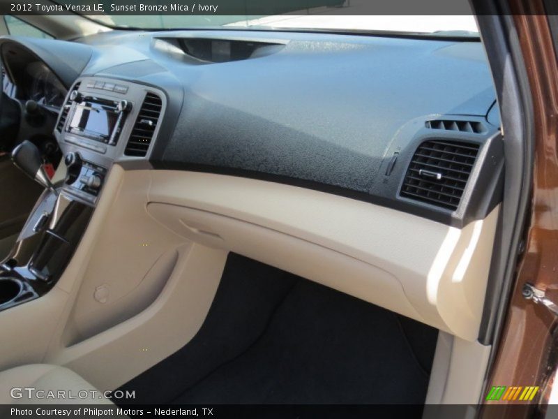 Sunset Bronze Mica / Ivory 2012 Toyota Venza LE