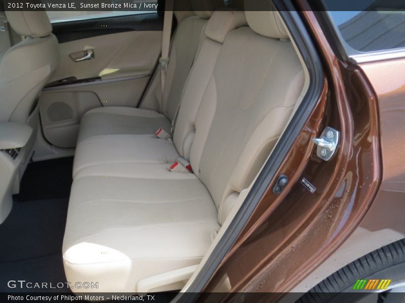 Sunset Bronze Mica / Ivory 2012 Toyota Venza LE