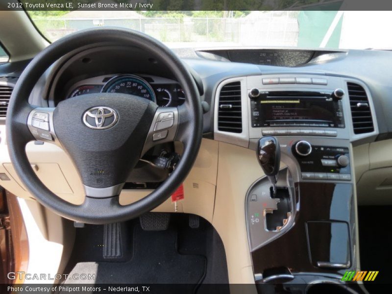 Sunset Bronze Mica / Ivory 2012 Toyota Venza LE