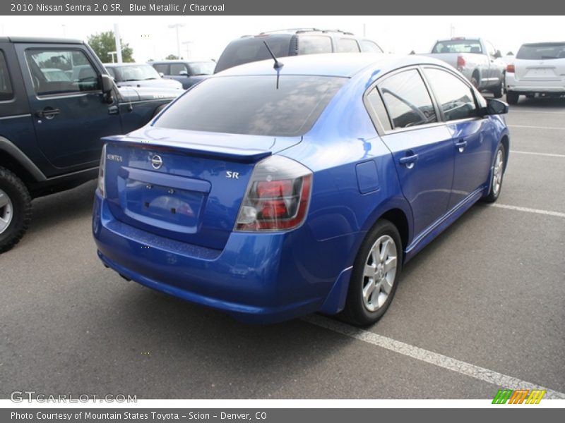 Blue Metallic / Charcoal 2010 Nissan Sentra 2.0 SR