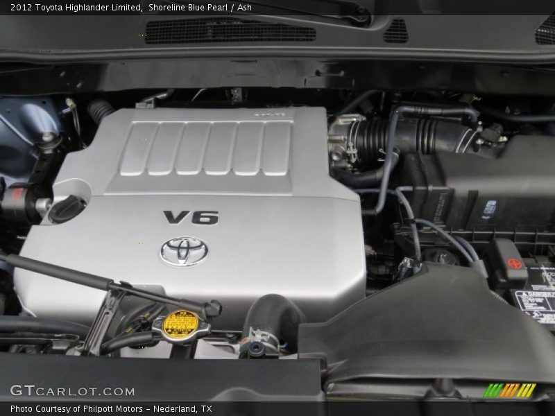 Shoreline Blue Pearl / Ash 2012 Toyota Highlander Limited