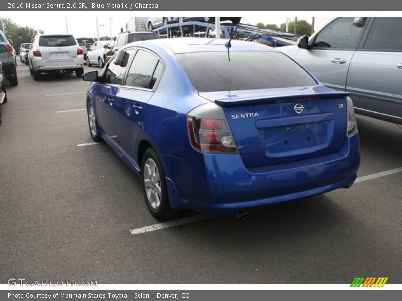 Blue Metallic / Charcoal 2010 Nissan Sentra 2.0 SR