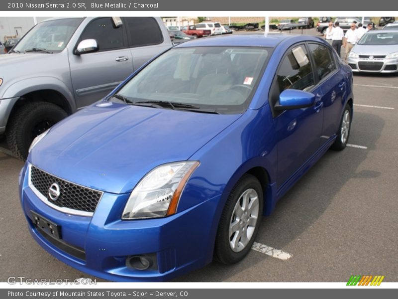 Blue Metallic / Charcoal 2010 Nissan Sentra 2.0 SR