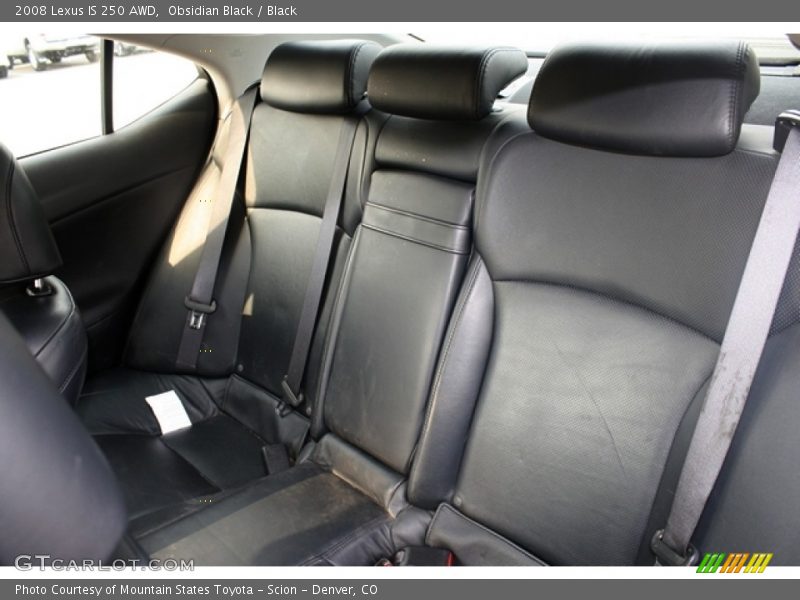 Obsidian Black / Black 2008 Lexus IS 250 AWD
