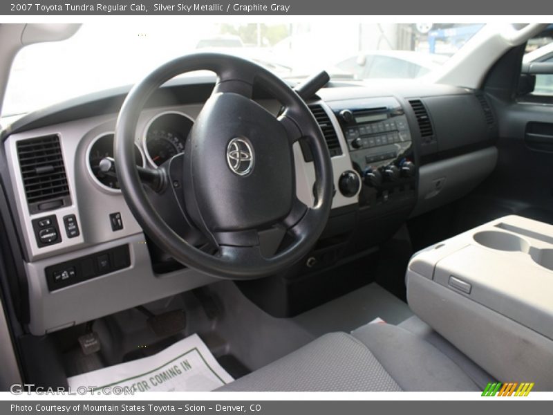 Silver Sky Metallic / Graphite Gray 2007 Toyota Tundra Regular Cab
