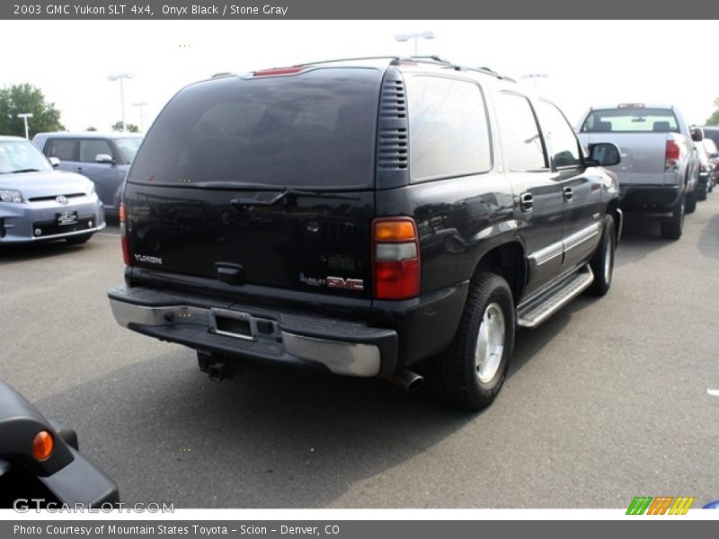 Onyx Black / Stone Gray 2003 GMC Yukon SLT 4x4