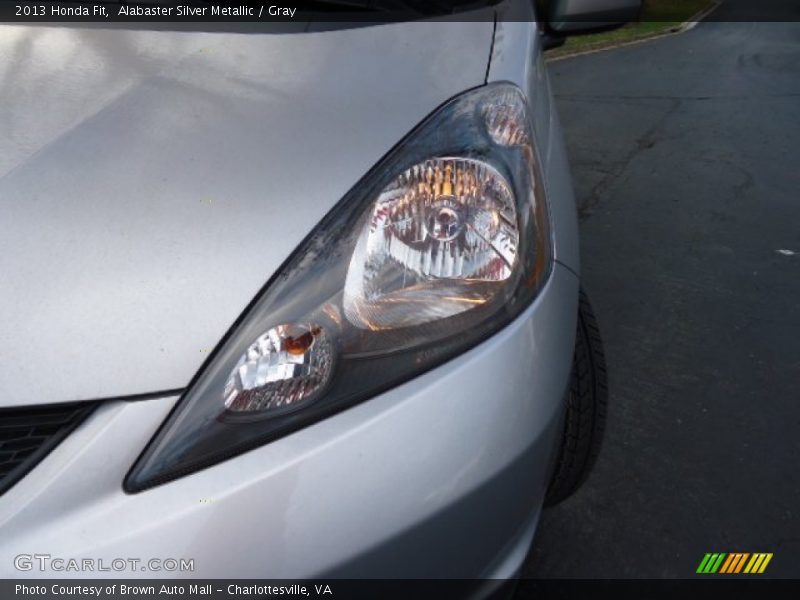 Alabaster Silver Metallic / Gray 2013 Honda Fit
