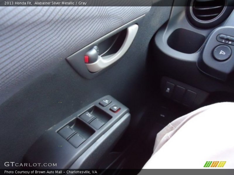 Alabaster Silver Metallic / Gray 2013 Honda Fit