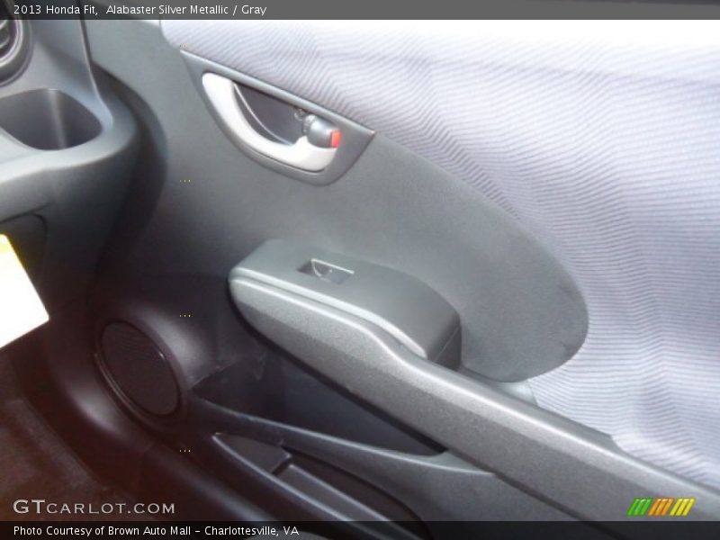 Alabaster Silver Metallic / Gray 2013 Honda Fit