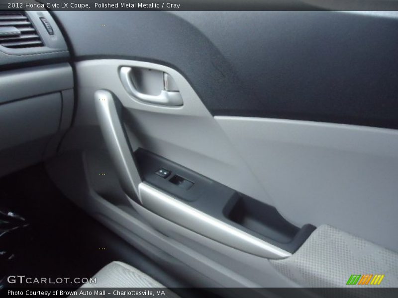 Polished Metal Metallic / Gray 2012 Honda Civic LX Coupe