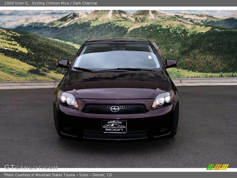 Sizzling Crimson Mica / Dark Charcoal 2009 Scion tC