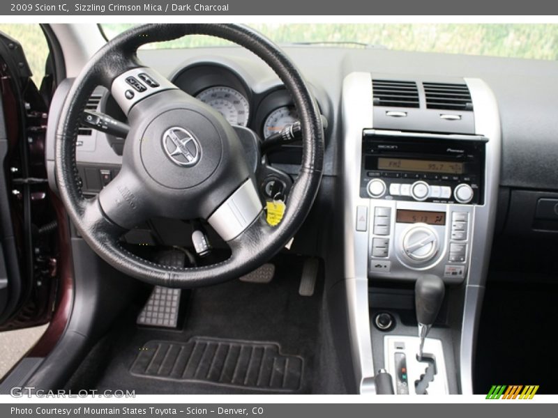 Sizzling Crimson Mica / Dark Charcoal 2009 Scion tC