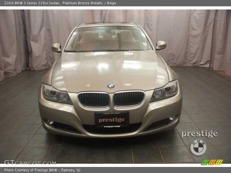 Platinum Bronze Metallic / Beige 2009 BMW 3 Series 328xi Sedan