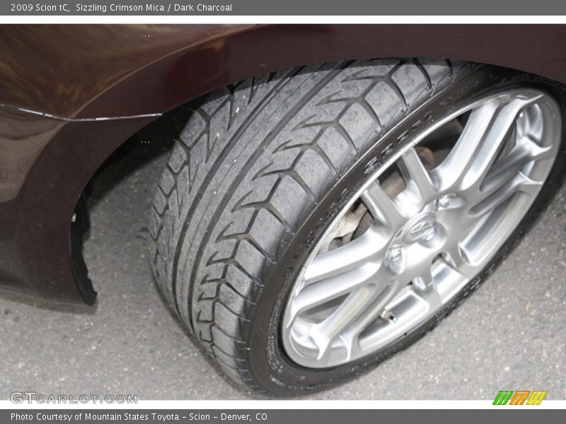 Sizzling Crimson Mica / Dark Charcoal 2009 Scion tC