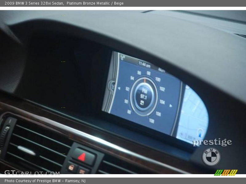 Platinum Bronze Metallic / Beige 2009 BMW 3 Series 328xi Sedan