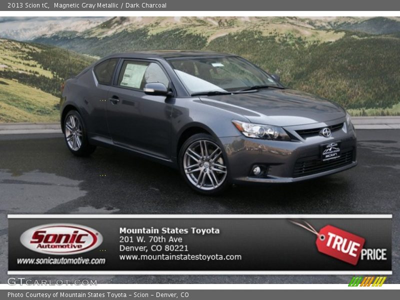 Magnetic Gray Metallic / Dark Charcoal 2013 Scion tC