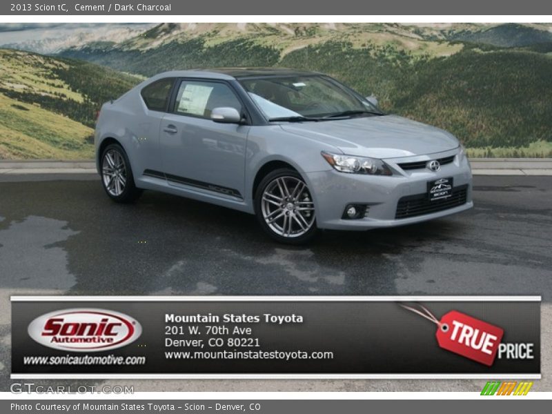 Cement / Dark Charcoal 2013 Scion tC