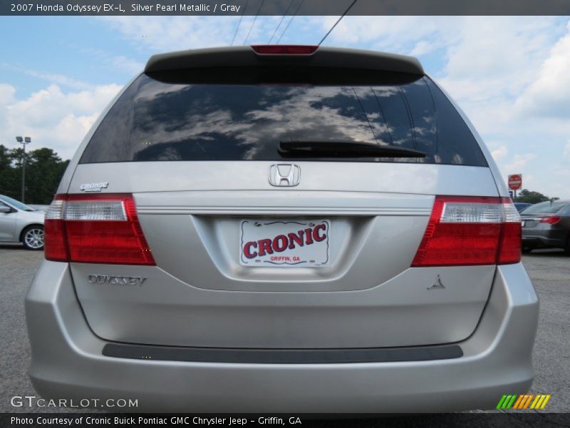 Silver Pearl Metallic / Gray 2007 Honda Odyssey EX-L
