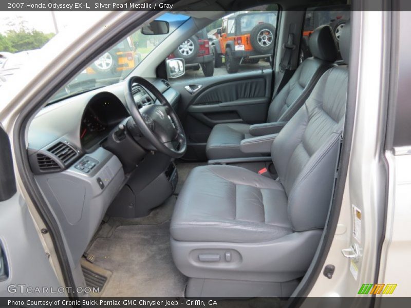 Silver Pearl Metallic / Gray 2007 Honda Odyssey EX-L