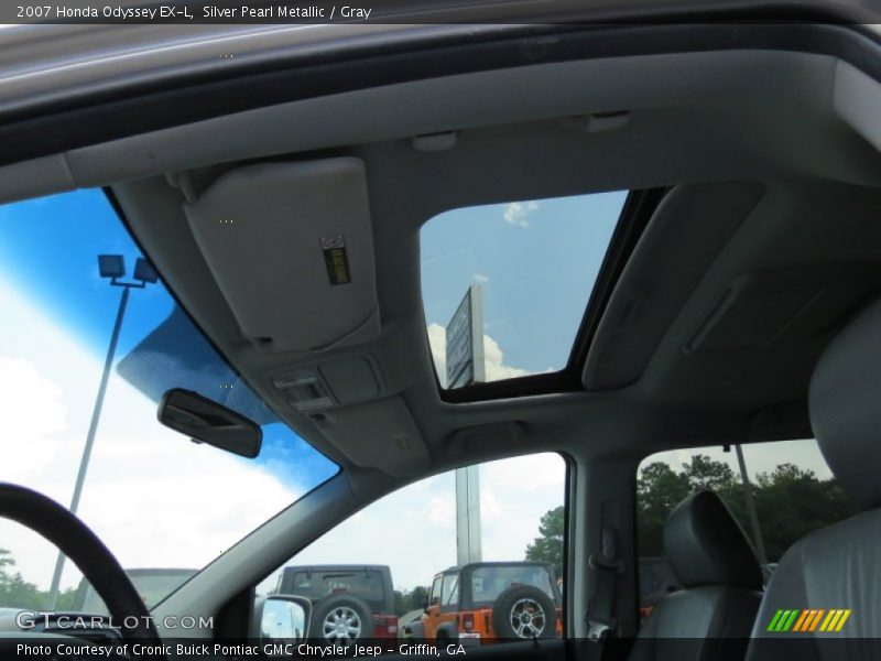 Silver Pearl Metallic / Gray 2007 Honda Odyssey EX-L