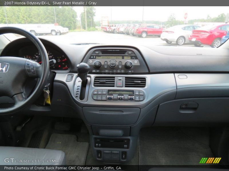 Silver Pearl Metallic / Gray 2007 Honda Odyssey EX-L
