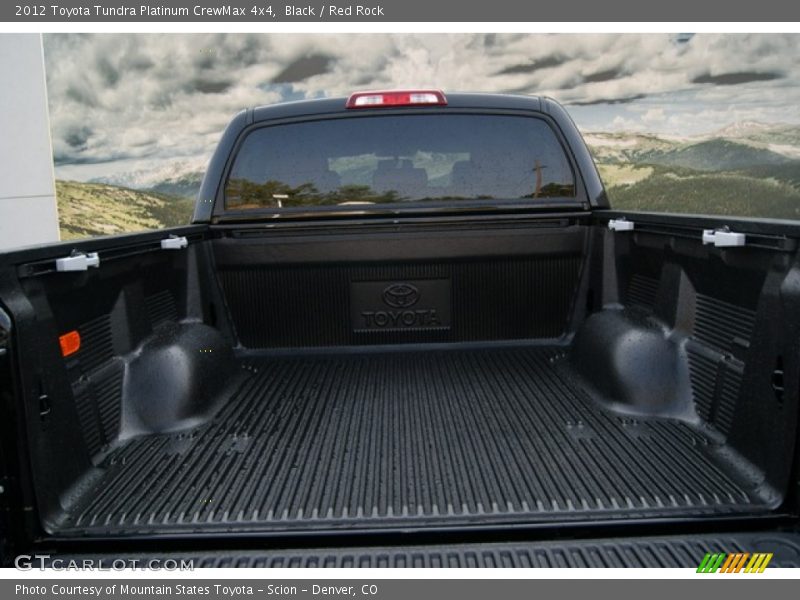 Black / Red Rock 2012 Toyota Tundra Platinum CrewMax 4x4