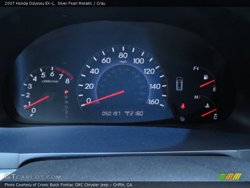 Silver Pearl Metallic / Gray 2007 Honda Odyssey EX-L