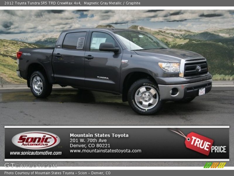 Magnetic Gray Metallic / Graphite 2012 Toyota Tundra SR5 TRD CrewMax 4x4