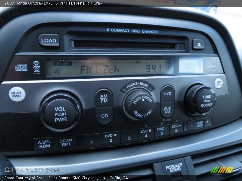 Silver Pearl Metallic / Gray 2007 Honda Odyssey EX-L