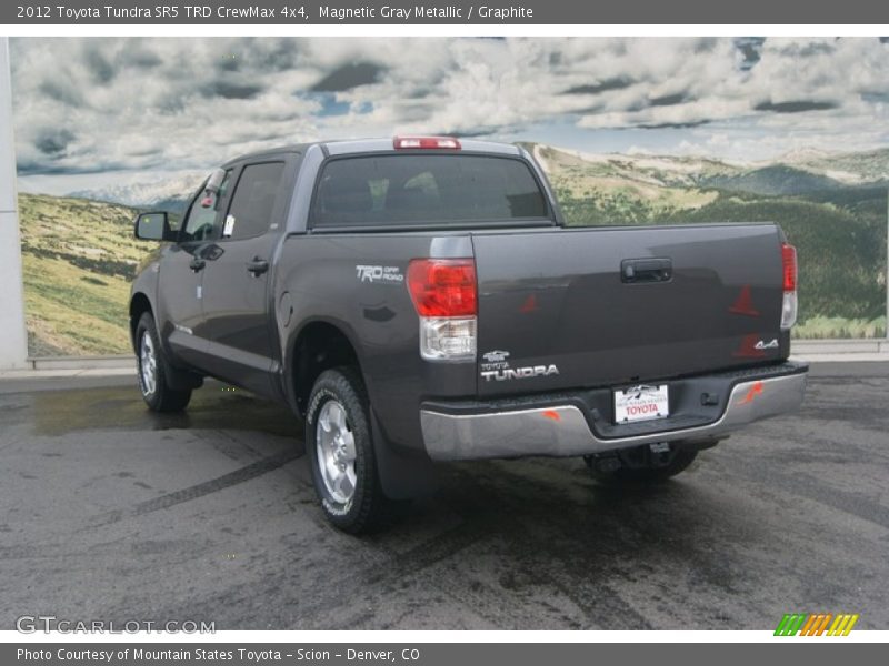 Magnetic Gray Metallic / Graphite 2012 Toyota Tundra SR5 TRD CrewMax 4x4