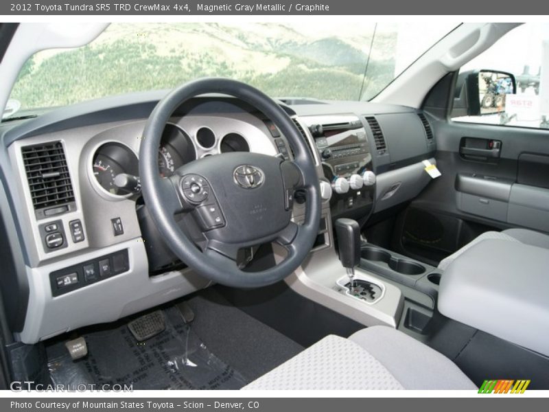 Magnetic Gray Metallic / Graphite 2012 Toyota Tundra SR5 TRD CrewMax 4x4