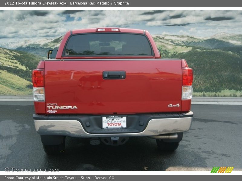 Barcelona Red Metallic / Graphite 2012 Toyota Tundra CrewMax 4x4