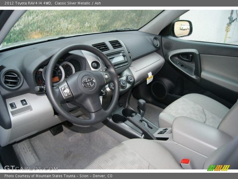  2012 RAV4 I4 4WD Ash Interior