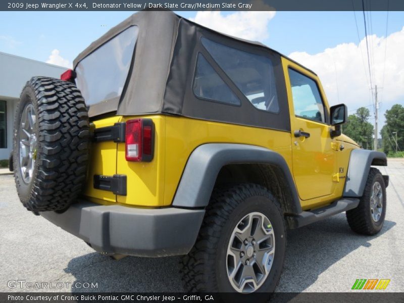 Detonator Yellow / Dark Slate Gray/Medium Slate Gray 2009 Jeep Wrangler X 4x4
