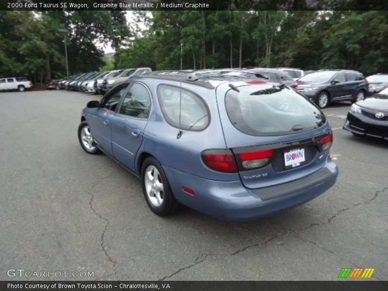 Graphite Blue Metallic / Medium Graphite 2000 Ford Taurus SE Wagon