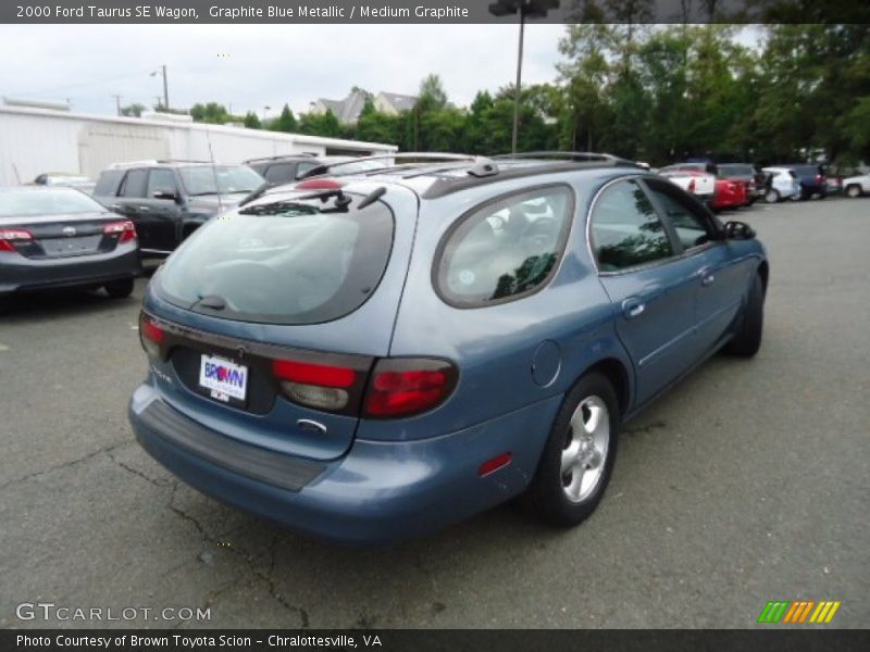 Graphite Blue Metallic / Medium Graphite 2000 Ford Taurus SE Wagon