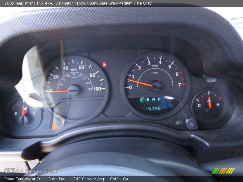  2009 Wrangler X 4x4 X 4x4 Gauges