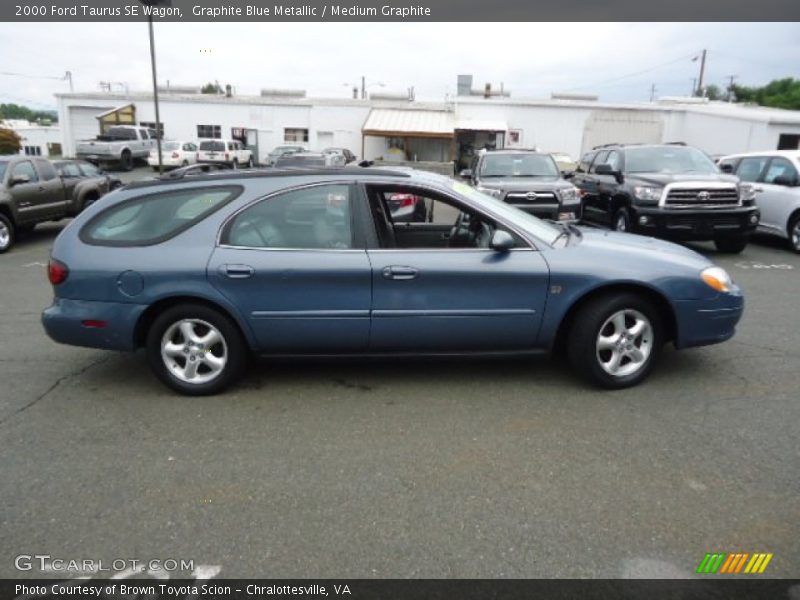 Graphite Blue Metallic / Medium Graphite 2000 Ford Taurus SE Wagon