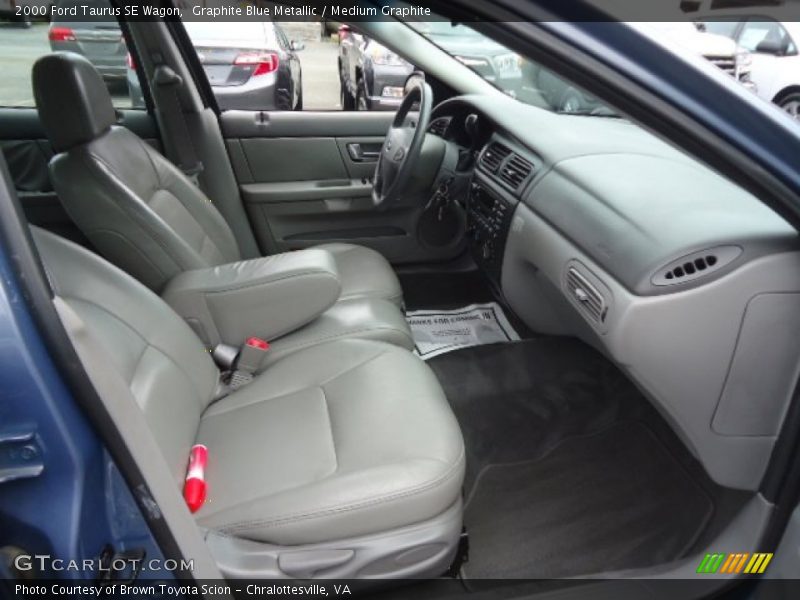 Graphite Blue Metallic / Medium Graphite 2000 Ford Taurus SE Wagon
