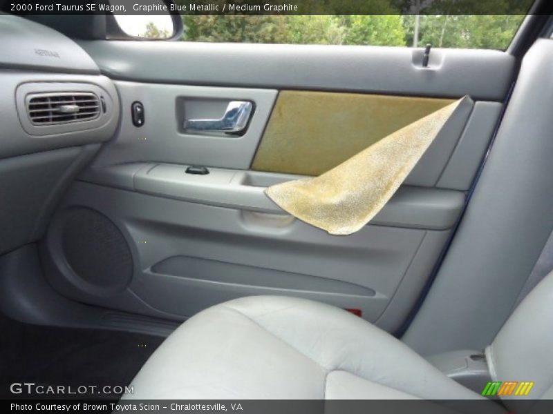 Graphite Blue Metallic / Medium Graphite 2000 Ford Taurus SE Wagon
