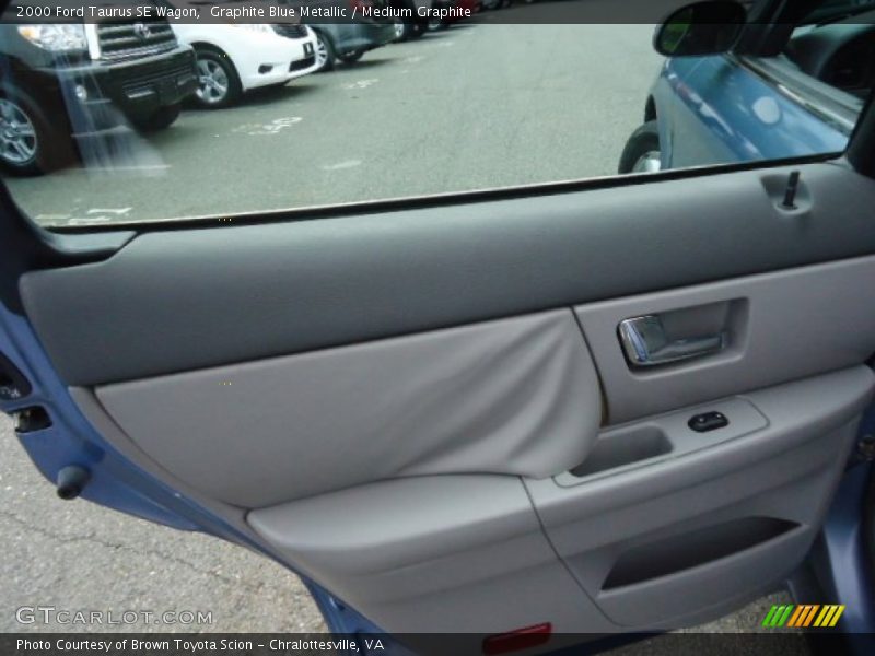 Graphite Blue Metallic / Medium Graphite 2000 Ford Taurus SE Wagon
