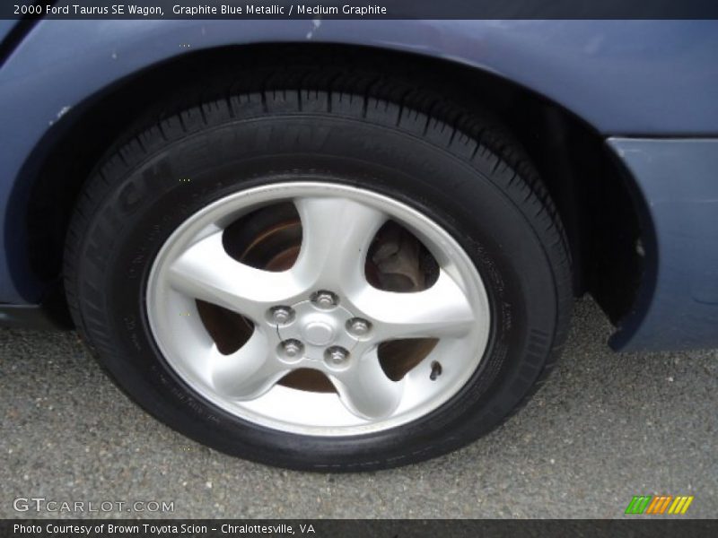 Graphite Blue Metallic / Medium Graphite 2000 Ford Taurus SE Wagon