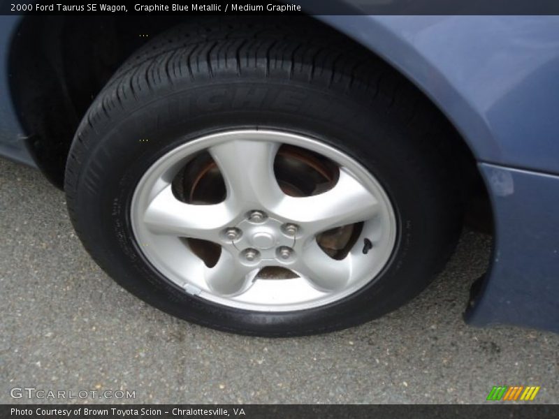 Graphite Blue Metallic / Medium Graphite 2000 Ford Taurus SE Wagon