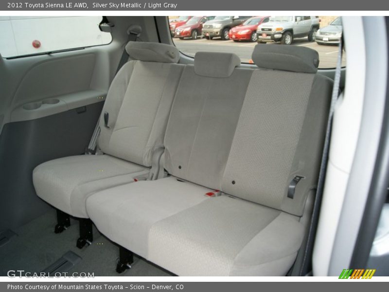 Silver Sky Metallic / Light Gray 2012 Toyota Sienna LE AWD