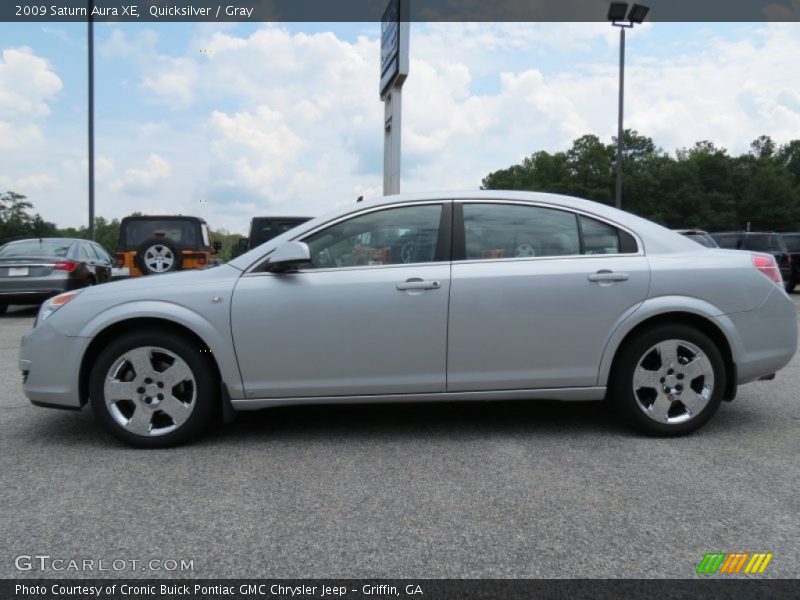 Quicksilver / Gray 2009 Saturn Aura XE
